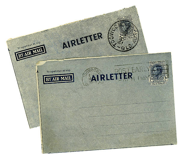 istock Two 1940s air letters from Toowoomba, Australia 471341973
