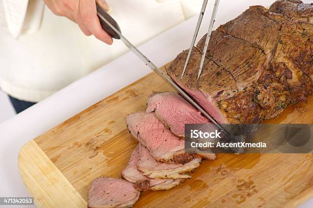 Foto de Rosbife Carne e mais fotos de stock de Assado - Assado, Assado - Prato Principal, Buffet - Refeições