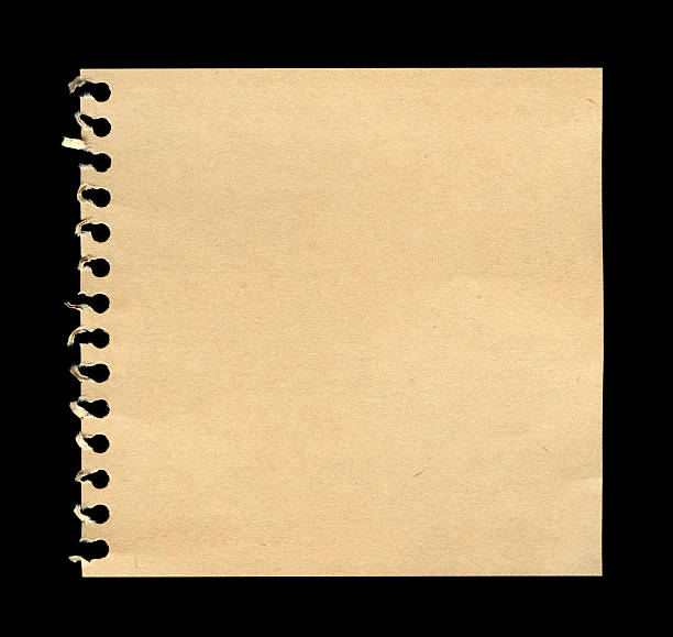 rasgado notebook page (xxxl - note pad paper letter old fotografías e imágenes de stock
