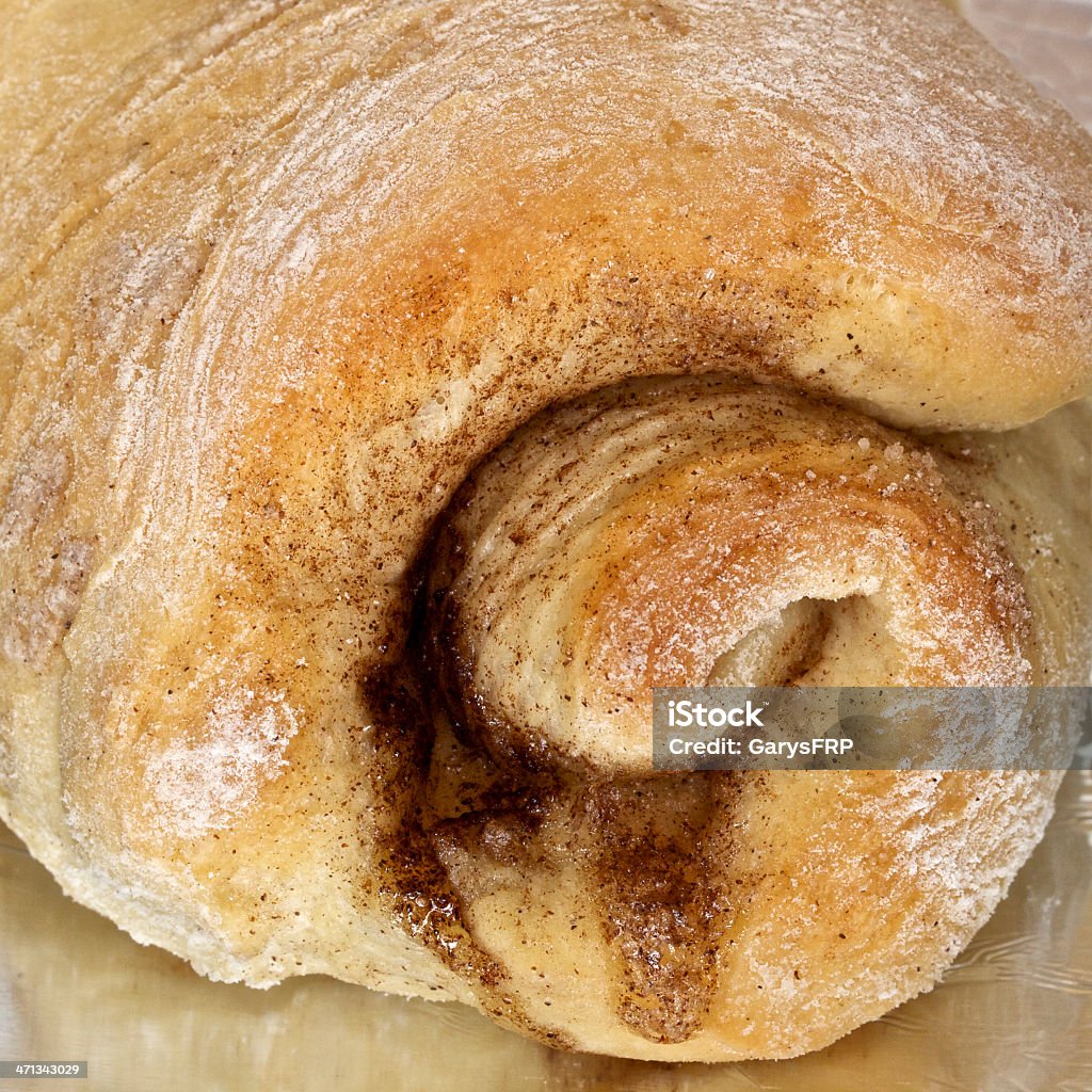 Zimt oder Sweet Roll werden hausgemachte Close-up - Lizenzfrei Braun Stock-Foto