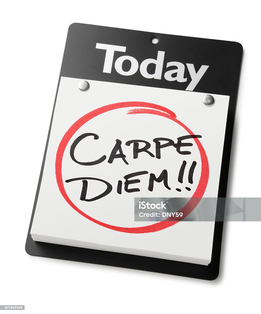 Carpe Diem - Foto de stock de Agenda pessoal royalty-free