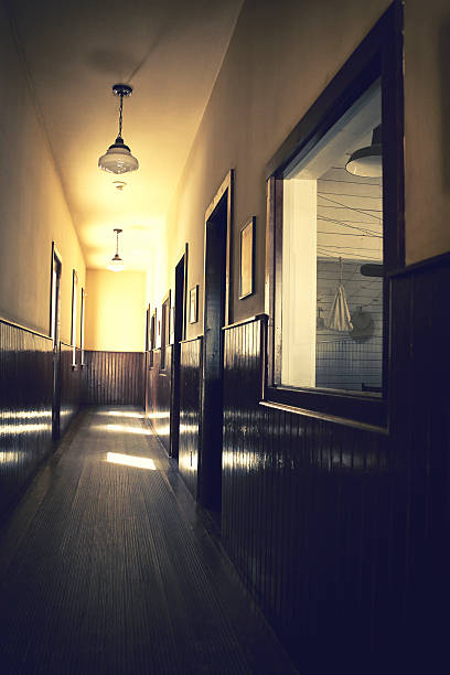 istock Mysterious Hallway in 19th Century Hotel 471345071