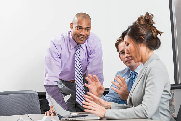 istock Multi-ethnic business people in a meeting 471345082