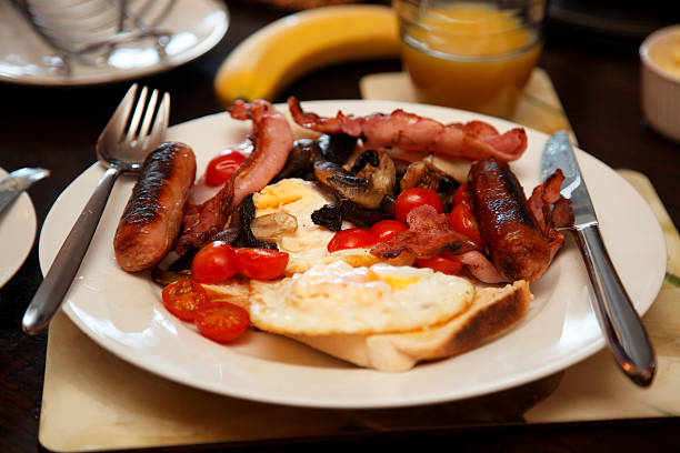 istock Hearty but not-so-healthy, Scottish breakfast 471345281