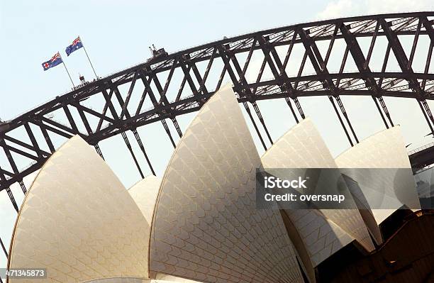 Australian Telhado E Ponte - Fotografias de stock e mais imagens de Australásia - Australásia, Austrália, Bandeira Australiana