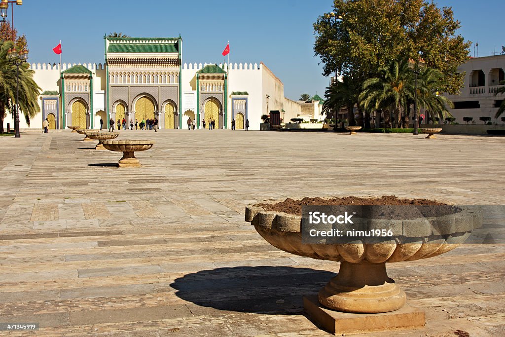 Palácio real em Fez-Marrocos - Foto de stock de Arabesco - Estilo royalty-free