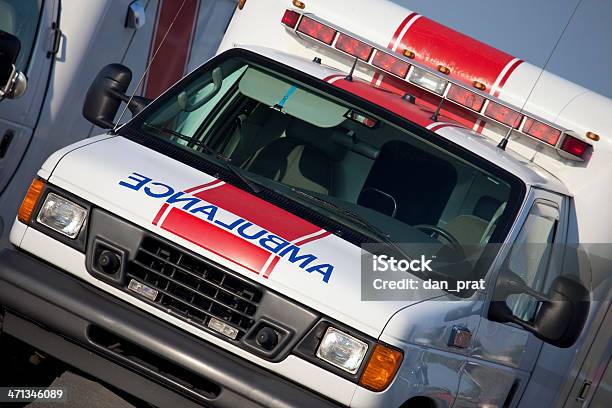 Ambulances Stock Photo - Download Image Now - Ambulance, Emergency Medicine, Accidents and Disasters
