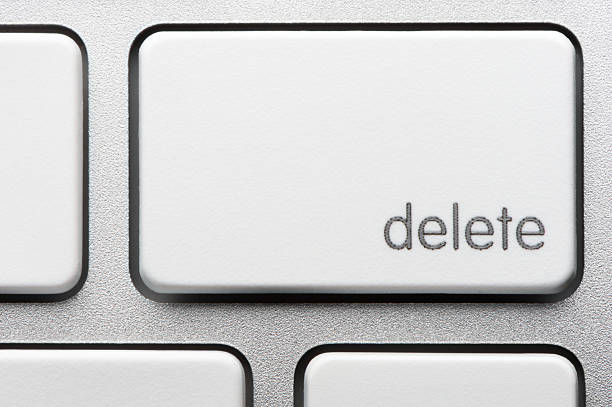 Computer Keyboard Delete Key Computer Keyboard Delete Key delete key stock pictures, royalty-free photos & images