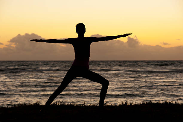 istock Yoga Pose at Sunrise 471346973
