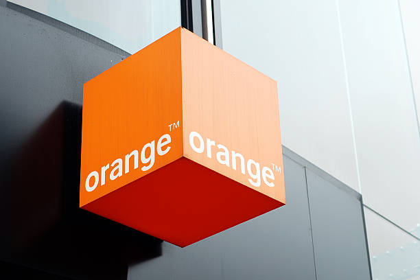 Sign of Orange store in Liverpool stock photo