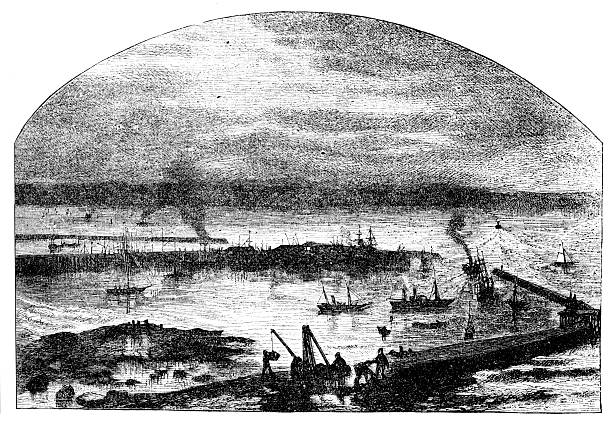 istock Wardie (Edinburgh) looking out to Fife in 1862 journal 471347869