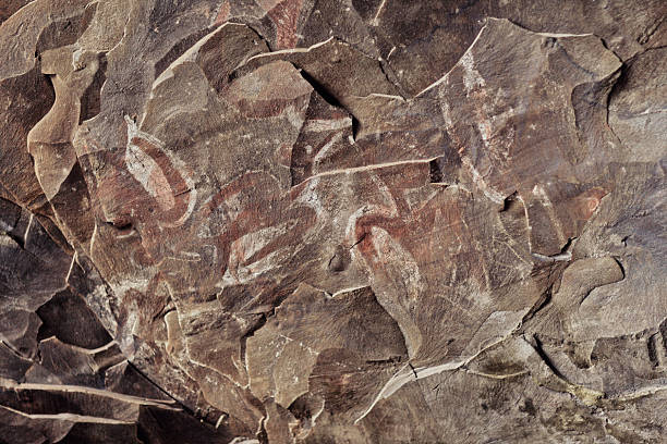 Birdmen Petroglyphs in Ana Kai Tangata - Easter Island