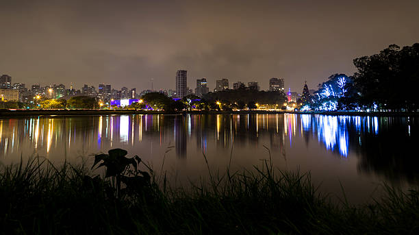 istock Ibirapuera Park at night, Brazil 471350728