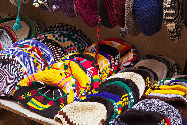 istock Whool hat on display in a street shop 471351219