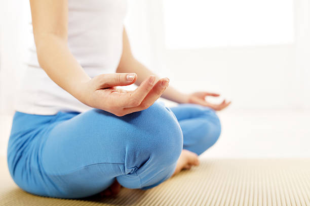 istock Yoga at home 471352169