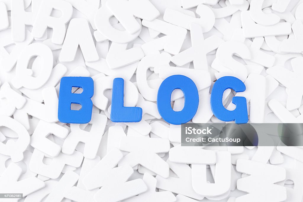 'Blog' - Royalty-free Alfabeto Foto de stock
