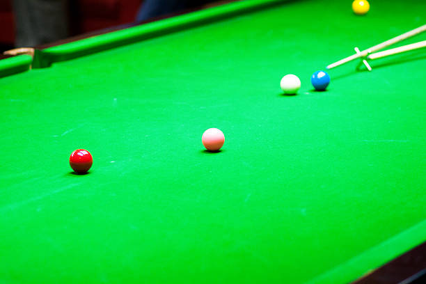 istock Aiming shoot with extended spider in snooker game 471353624