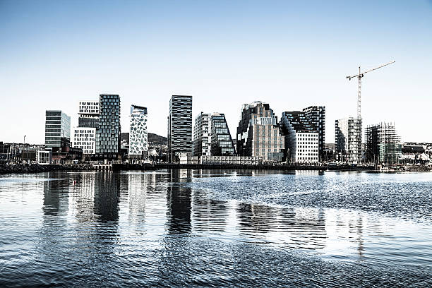 istock Modern office buildings in Oslo 471353766