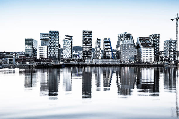 istock Modern office buildings in Oslo 471353768