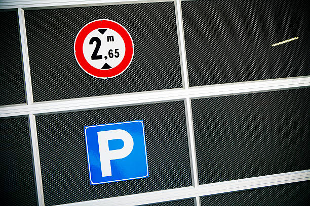 istock Parking garage entrance 471353999