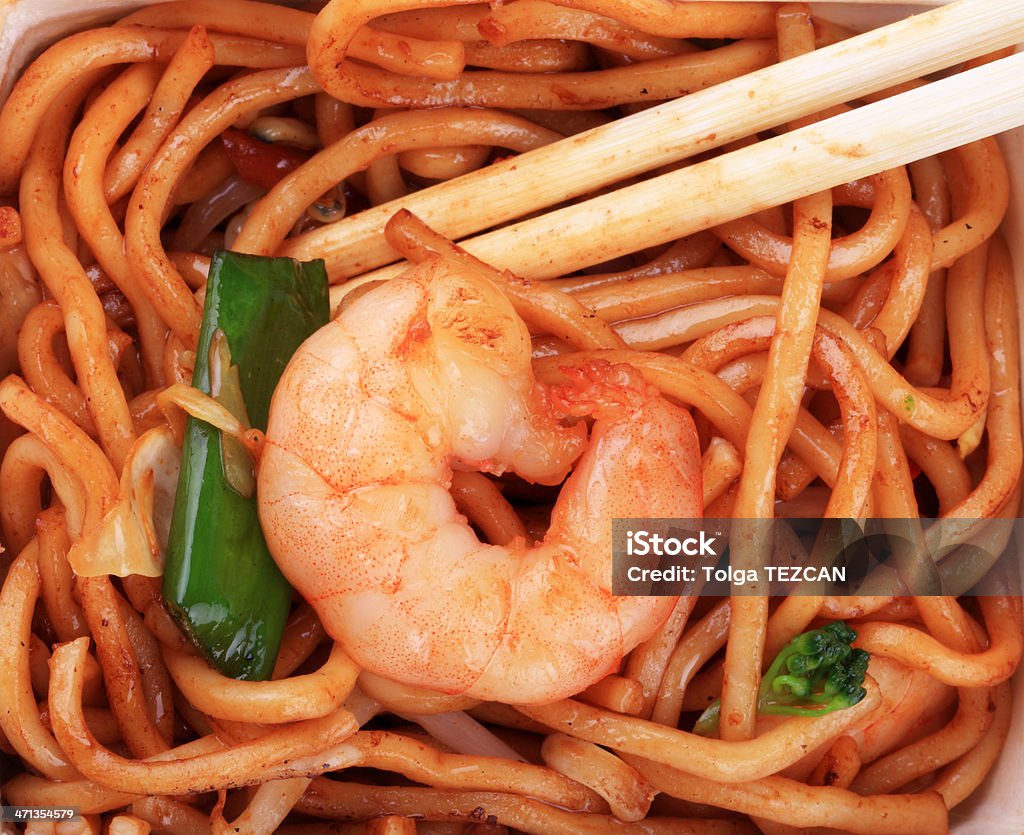 Chinesische Küche - Lizenzfrei Asiatische Nudeln Stock-Foto
