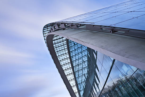 istock Facade of an office building - modern abstract architecture 471356833