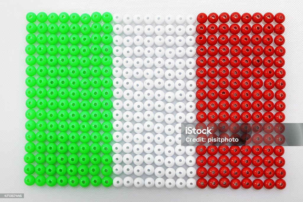 Italien-Flagge - Lizenzfrei Bildhintergrund Stock-Foto