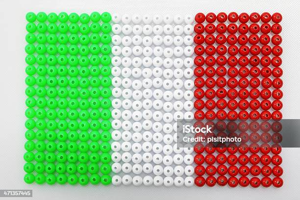 Флаг Италии — стоковые фотографии и другие картинки Без людей - Без людей, Бусина, Горизонтальный