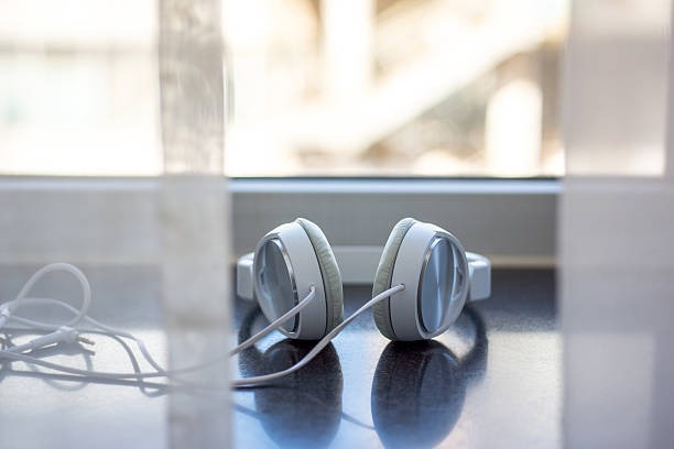 istock earphone on the window sill 471357990