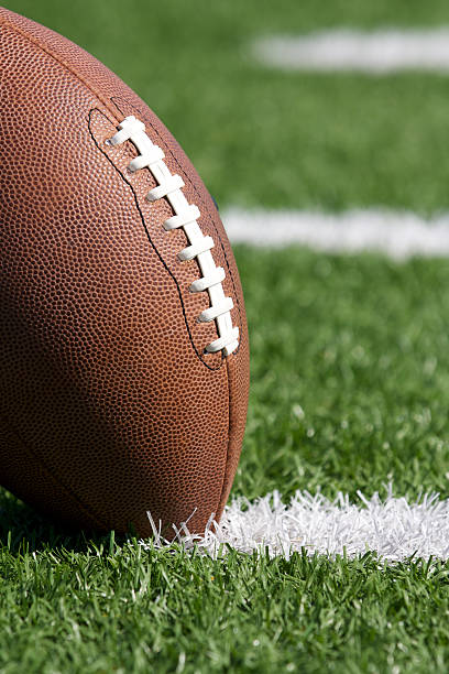 istock Football close up on Field 471358937