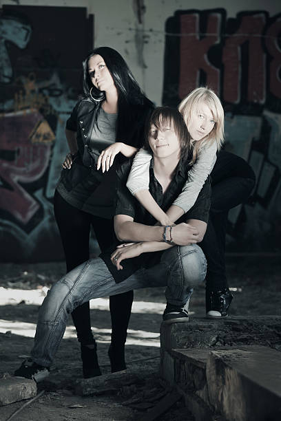 istock Young people at abandoned apartment 471359009