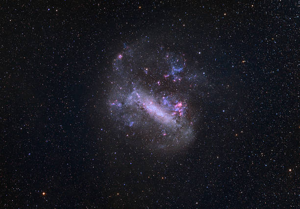 The Large Magellanic Cloud galaxy stock photo