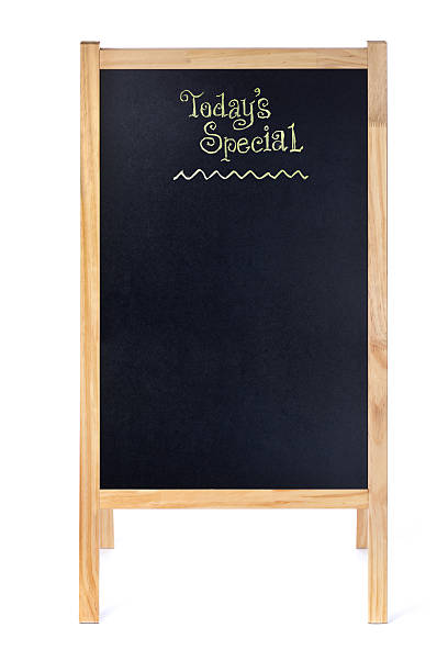 istock Today's Special Menu Blackboard Sign on White Background 471363157