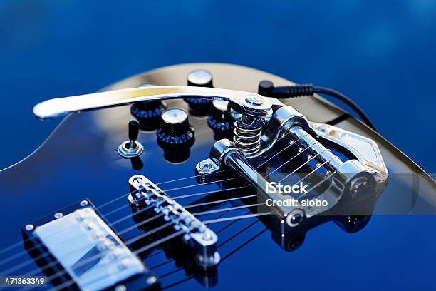 Guitar With Tremolo Stock Photo - Download Image Now - Guitar, Close-up, Old-fashioned