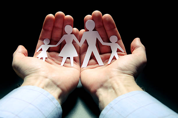 istock Concept image of family protection 471363375