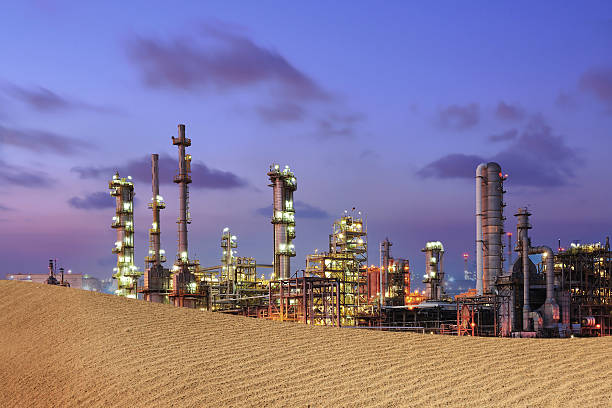 Cтоковое фото Нефтехимический завод