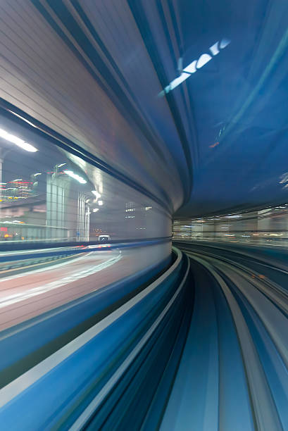 istock Subway tunnel monorail in Tokyo, 471364284