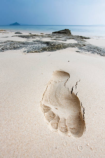 Footprint stock photo