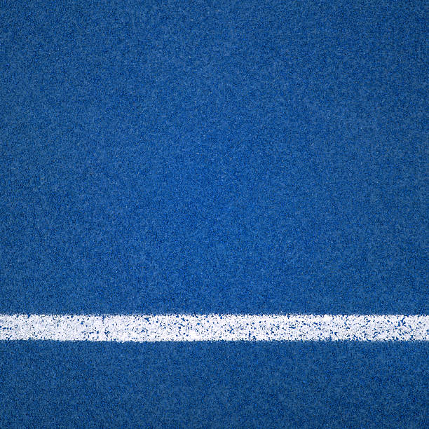 Blue Running track rubber cover