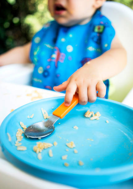 istock Toddler finishes meal 471367146