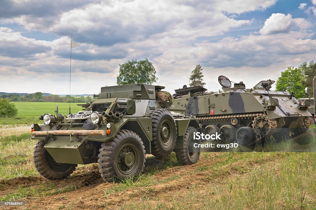 Old British mmilitary véhicules - Photo de Royaume-Uni libre de droits