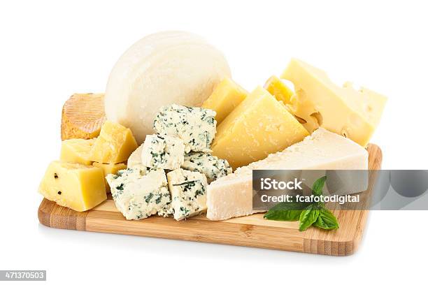 Wooden Cheese Board Isolated On White Backdrop Stock Photo - Download Image Now - Cheese, Cheese Board, Cut Out