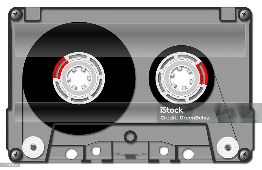 カセットテープ - 1970～1979年のロイヤリティフリーストックイラストレーション