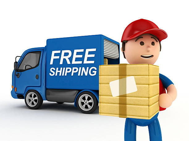 istock Courier Man with Truck 471372323