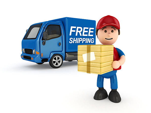 istock Courier Man with Truck 471372327