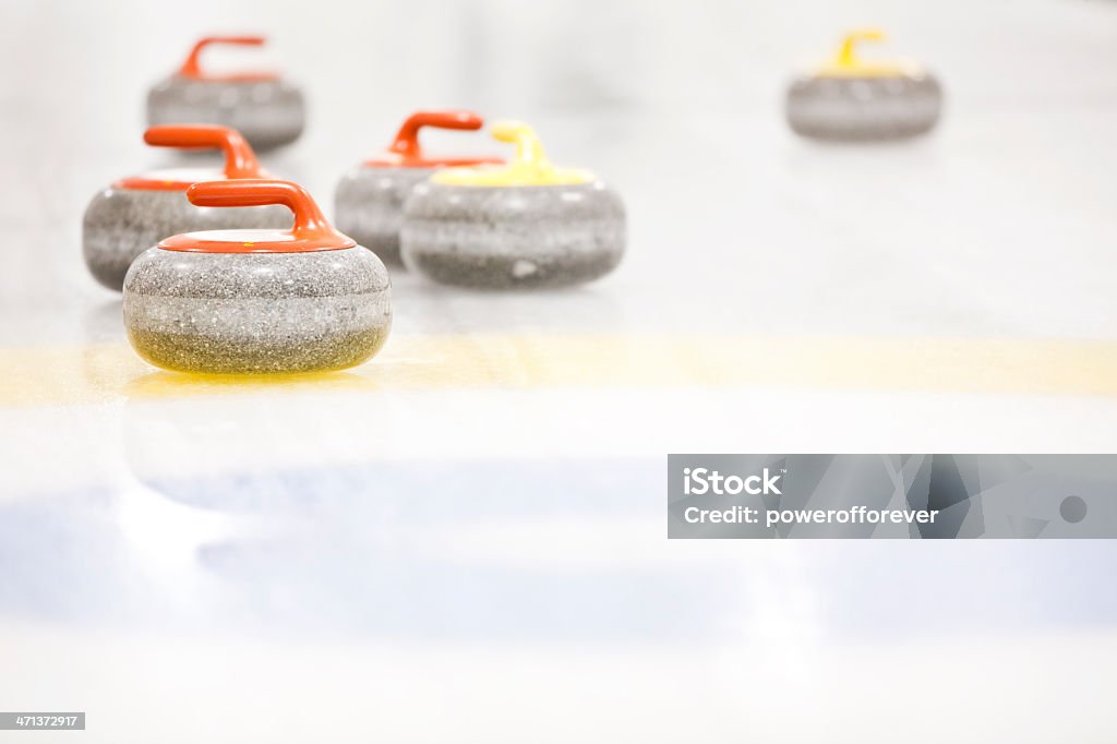 Curling dei calcoli - Foto stock royalty-free di Curling