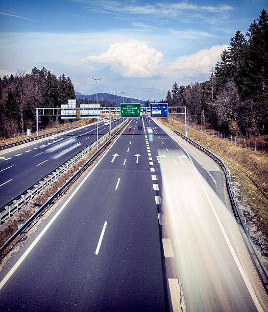 istock Urban European highway traffic 471374161