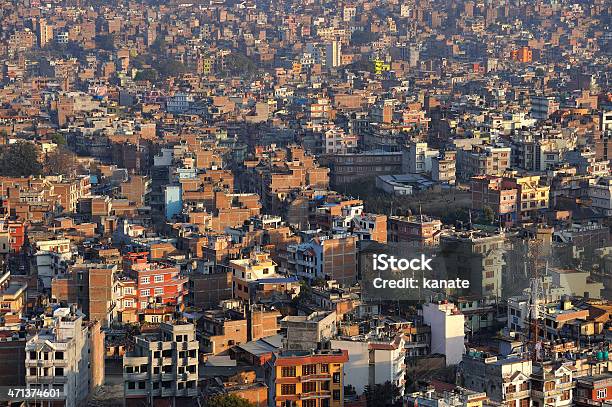 Paesaggio Urbano Di Città Di Kathmandu Nepal - Fotografie stock e altre immagini di Arrangiare - Arrangiare, Asia, Capitali internazionali