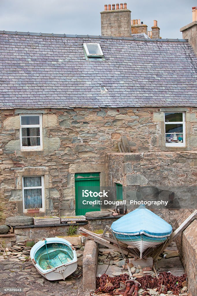 Harbour-Seite Warehouse in Lerwck Shetland Islands - Lizenzfrei Architektur Stock-Foto