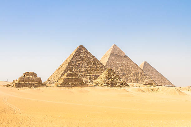 istock Great pyramids in Giza valley, Cairo, Egypt 471375866
